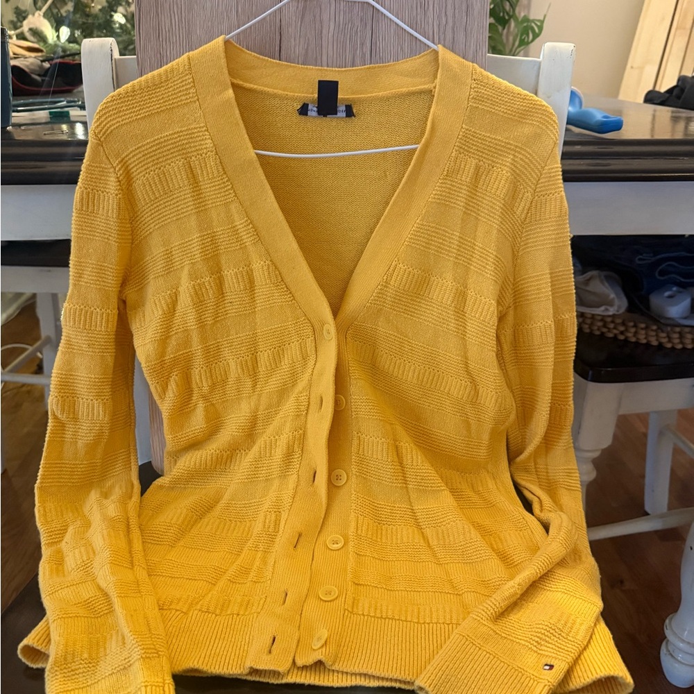 Tommy Hilfiger Yellow Women's Cardigan